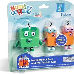 Set figurine Numberblocks - Patru & Teribilii Doi