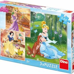 Puzzle 3 in 1 - Printese jucause (55 piese)